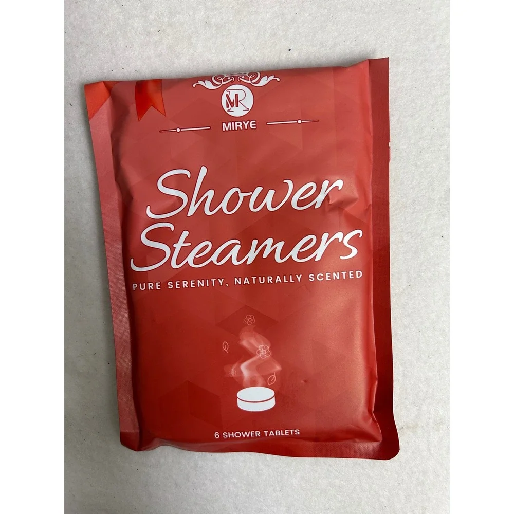 Spa Relaxation MR MIRYE Unisex 7 Pack Red Shower Steamers 42ct Naturally Scented
